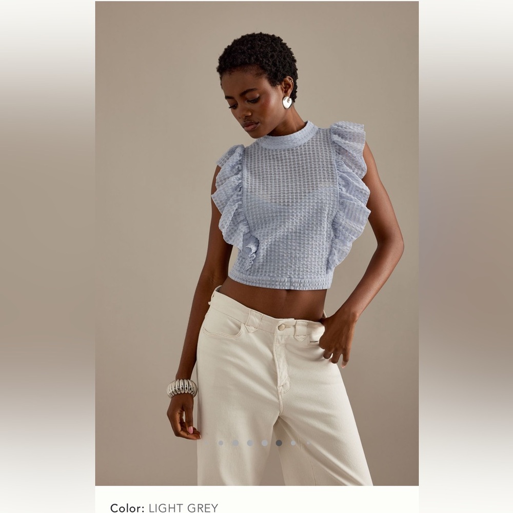 NWT Maeve ruffle top - Picture 6 of 13